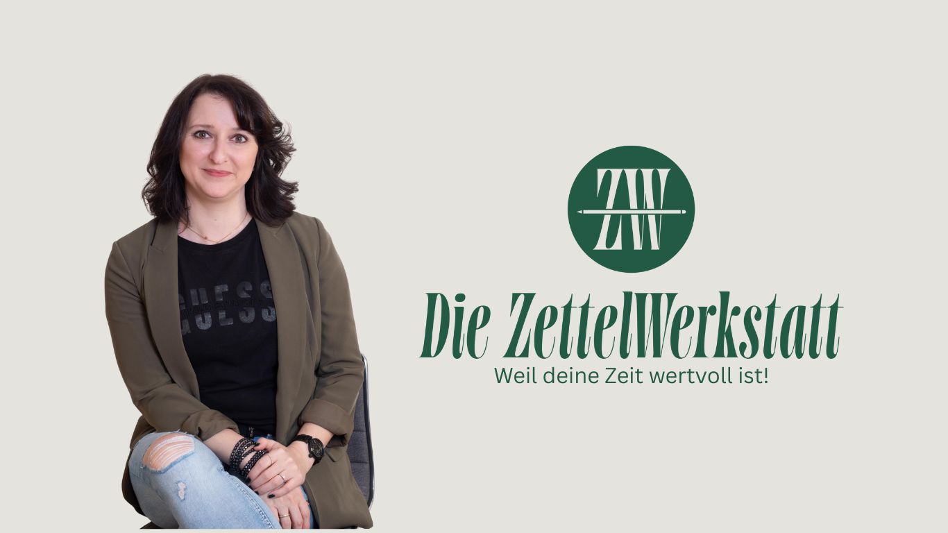 Foto von Melanie Salát und Logo